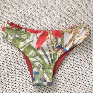 San Lorenzo Reversible Cheeky Style Bikini Bottom